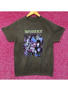 Beetlejuice Collage Illustration Graphic Design T-Shirt Medium